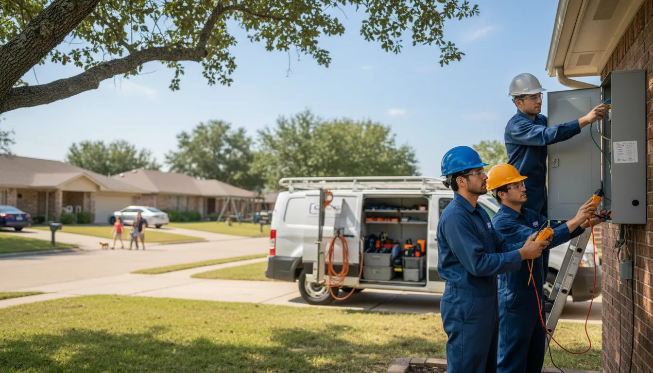 Certified electrician providing emergency electrical services in Norman, OK